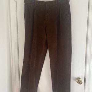 L.L. Bean Classic Fit Corduroy Pants Tan Men’s Size 36X31 Heritage Casual Preppy